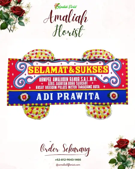 Papan Bunga Ucapan Selamat Bonjol
